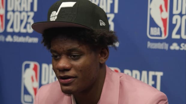 Utah Jazz No. 9 overall pick Taylor Hendricks